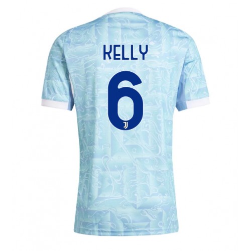 Lacne Muži Futbalové dres Juventus Lloyd Kelly #6 2025-26 Krátky Rukáv - Preč Lacne Muži Futbalové dres Juventus Lloyd Kelly #6 2025-26 Krátky Rukáv - Preč